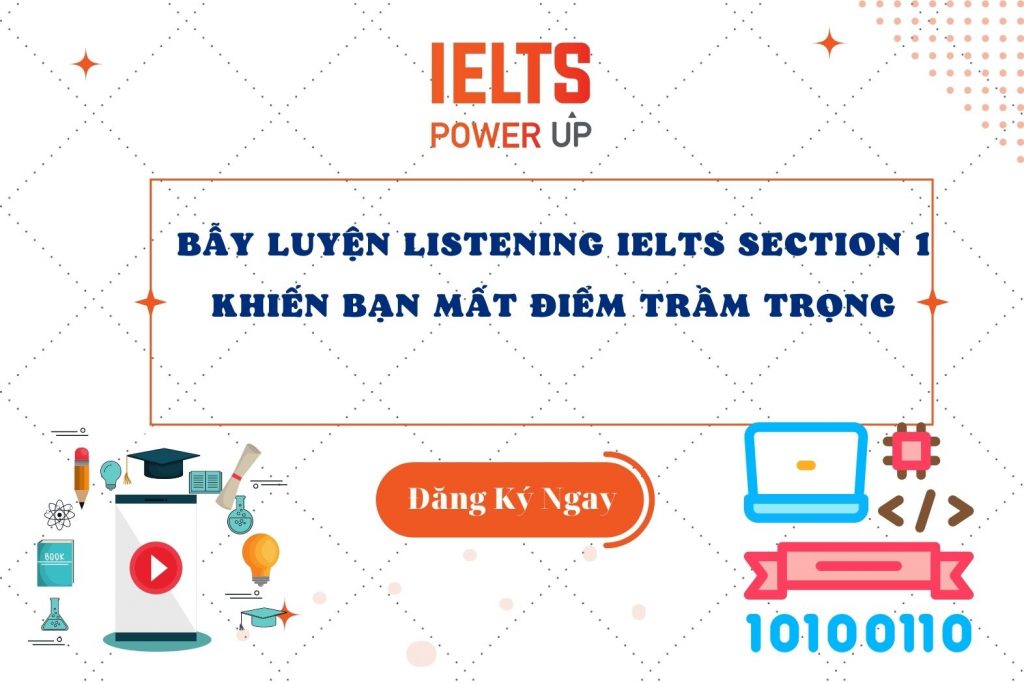 luyen listening ielts section 1