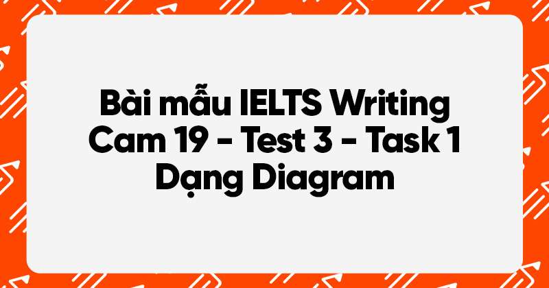 Cam 19 - Test 3 - IELTS Writing Task 1