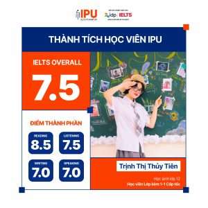 Bảng điểm học viên IELTS Power Up 10