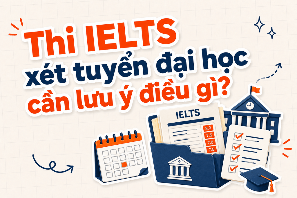 thi IELTS xét tuyển đại học