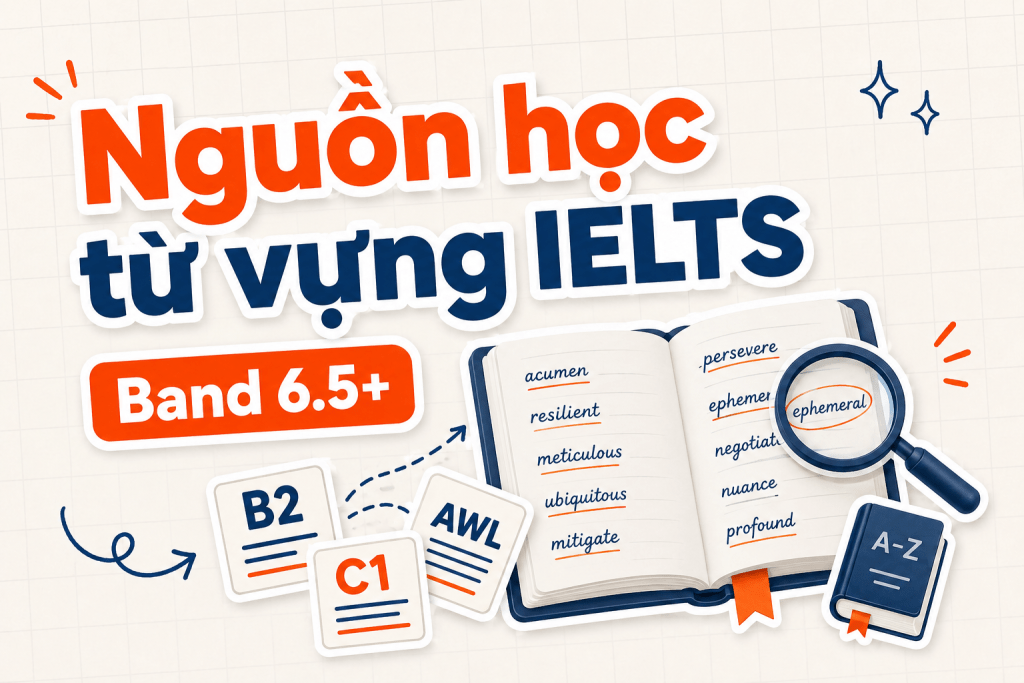 nguồn học từ vựng IELTS